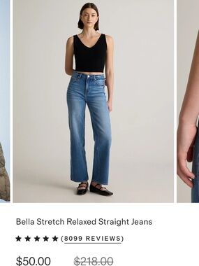 Quince Light Blue Denim Jeans